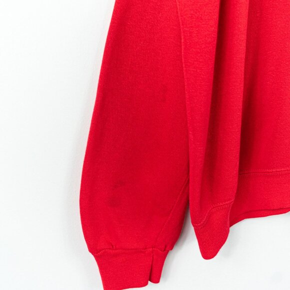 GAP Blank Raglan Sweatshirt XL Boxy Cropped Fit VTG Retro - Picture 10 of 11